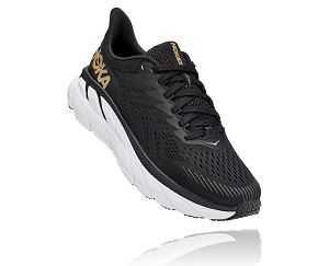 Hoka One One Clifton 7 Mens Orthopedic Shoes Black/Bronze | AU-4395867
